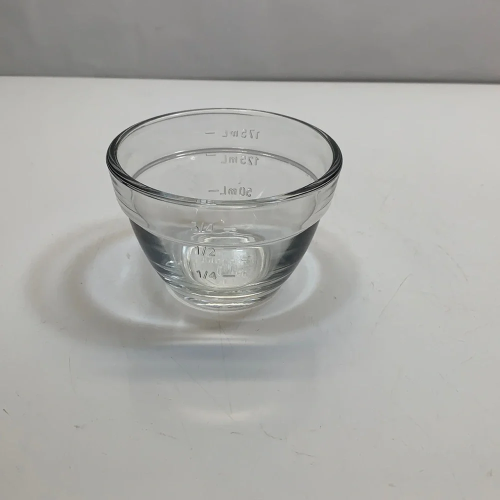 Pampered Chef measuring cup prep bowl tempered glass